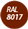 Образец цвета Коричневый - RAL8017