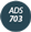 Образец цвета Антрацит ADS703